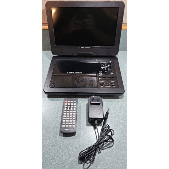DBPOWER Portable DVD Player 10" with Swivel Screen, Remote & AC Adapter - Picture 1 of 10